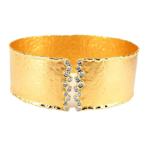 Marika Desert Gold 14k Gold Cuff Bracelet - 7276