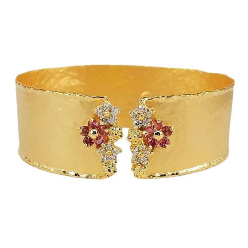 Marika Desert Gold 14k Gold Cuff Bracelet - 7306