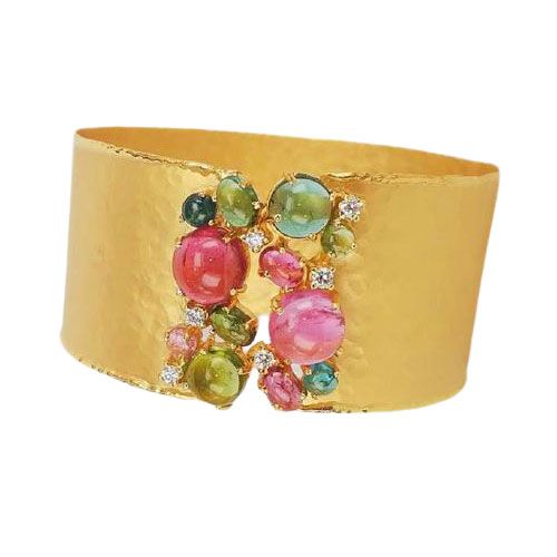 Marika Desert Gold 14k Gold Cuff Bracelet - 7497