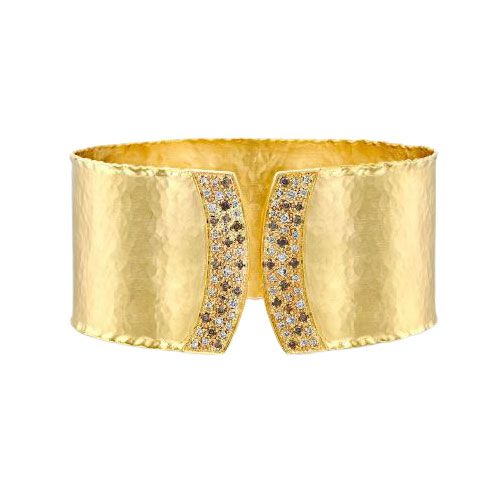 Marika Desert Gold 14k Gold Cuff Bracelet - 7899