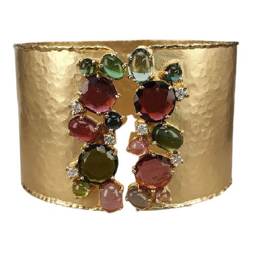 Marika Desert Gold 14k Gold Cuff Bracelet - 7911