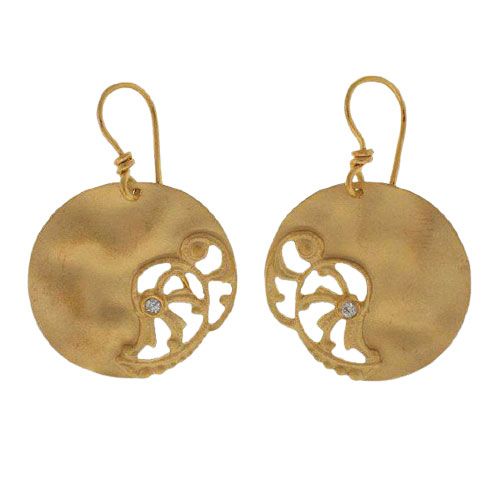 Marika Desert Gold 14k Gold Earring - 2663