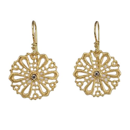 Marika Desert Gold 14k Gold Earring - 4540