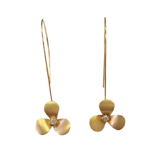 Marika Desert Gold 14k Gold Earring - 4785