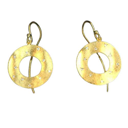 Marika Desert Gold 14k Gold Earring - 6497