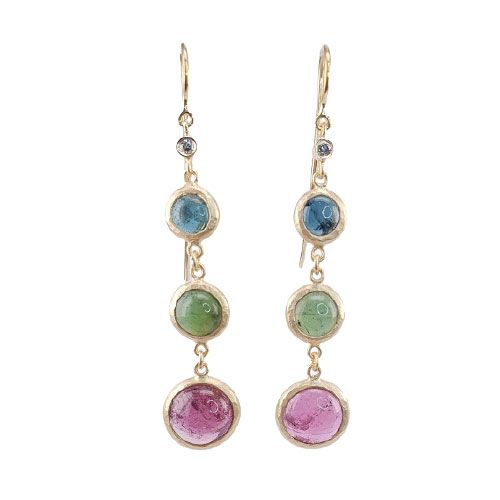 Marika Desert Gold 14k Gold Earring - 7261
