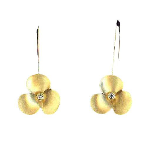 Marika Desert Gold 14k Gold Earring - 7558