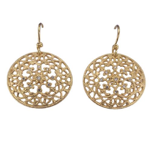 Marika Desert Gold 14k Gold Earring - 7914