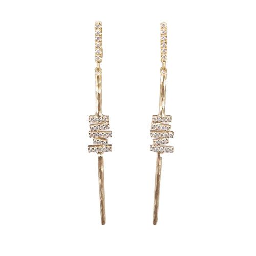 Marika Desert Gold 14k Gold Earring - 7915