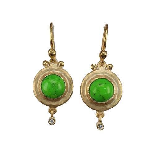 Marika Desert Gold 14k Gold Earring - 7937