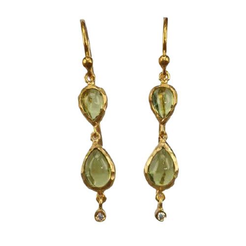 Marika Desert Gold 14k Gold Earring - 8019