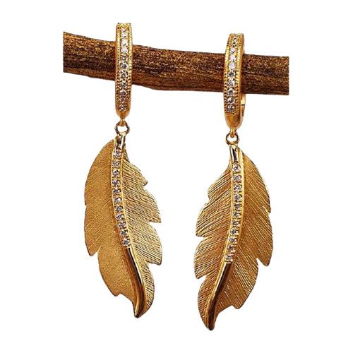 Marika Desert Gold 14k Gold Earring - 8196