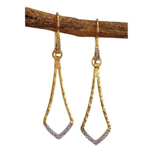 Marika Desert Gold 14k Gold Earring - 8198