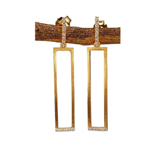 Marika Desert Gold 14k Gold Earring - 8206