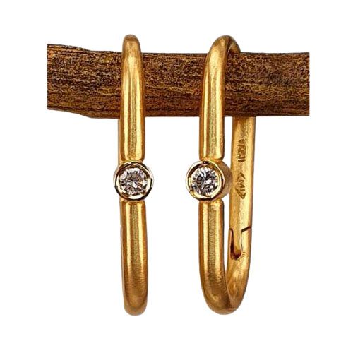 Marika Desert Gold 14k Gold Earring - 8224