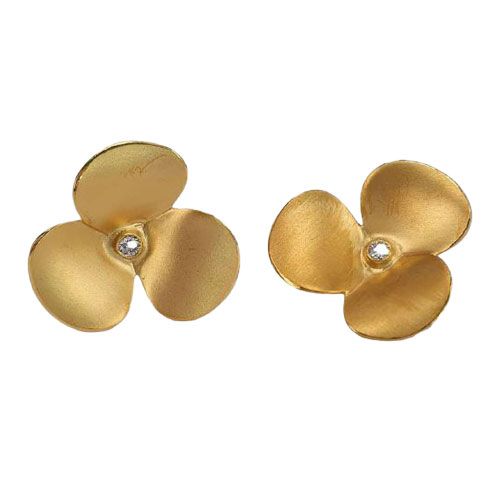 Marika Desert Gold 14k Gold Earring - 8230