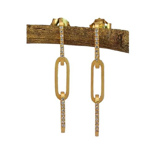 Marika Desert Gold 14k Gold Earring - 8233