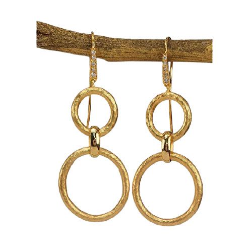 Marika Desert Gold 14k Gold Earring - 8234
