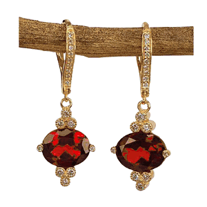 Marika Desert Gold 14k Gold Earring - 8255