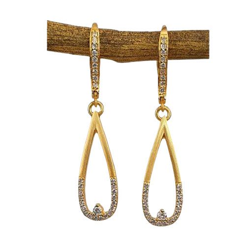 Marika Desert Gold 14k Gold Earring - 8257