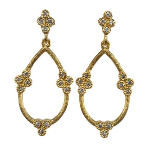 Marika Desert Gold 14k Gold Earrings - 8142