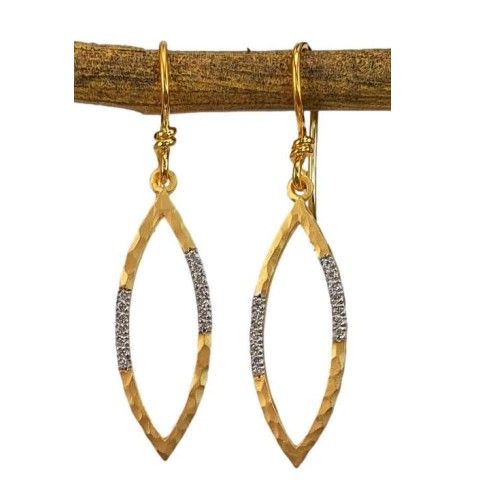 Marika Desert Gold 14k Gold Earrings - 8302