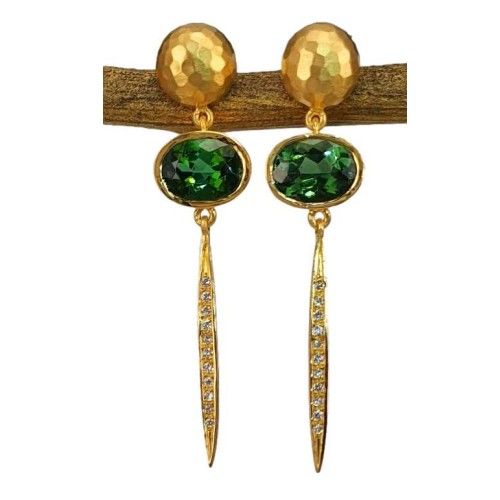 Marika Desert Gold 14k Gold Earrings - 8304