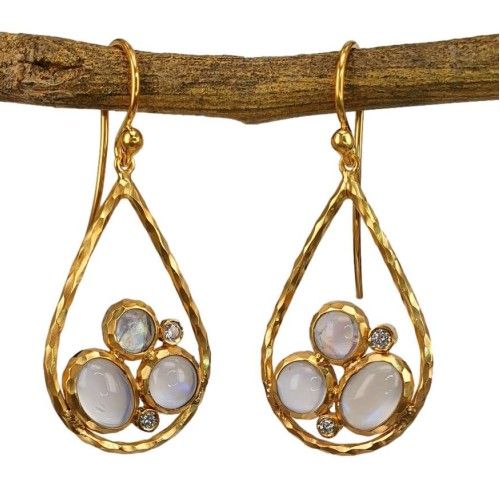 Marika Desert Gold 14k Gold Earrings - 8328