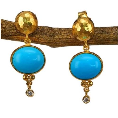 Marika Desert Gold 14k Gold Earrings - 8330
