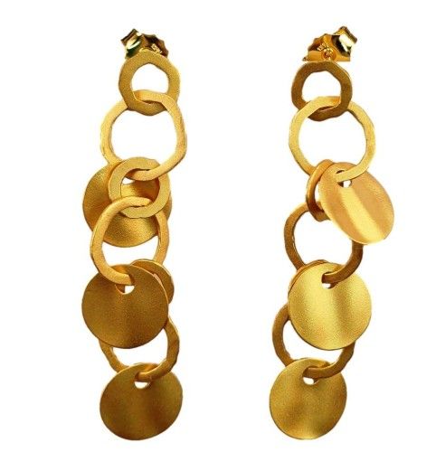 Marika Desert Gold 14k Gold Earrings - 8355