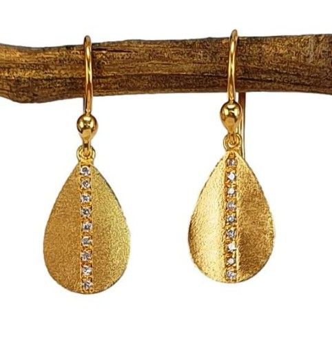 Marika Desert Gold 14k Gold Earrings - 8356
