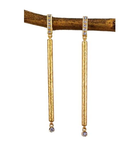 Marika Desert Gold 14k Gold Earrings - 8359