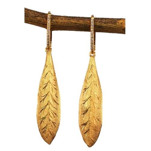 Marika Desert Gold 14k Gold Earrings - 8363