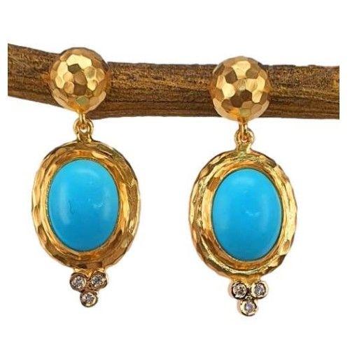 Marika Desert Gold 14k Gold Earrings - 8367