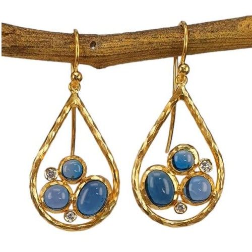 Marika Desert Gold 14k Gold Earrings - 8369