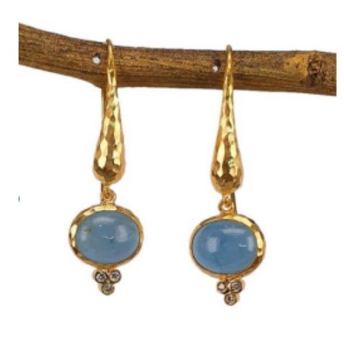 Marika Desert Gold 14k Gold Earrings - 8370