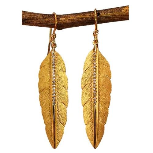 Marika Desert Gold 14k Gold Earrings - 8390