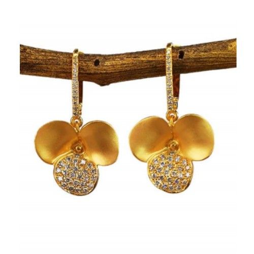 Marika Desert Gold 14k Gold Earrings - 8393