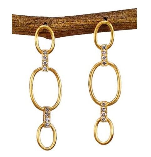 Marika Desert Gold 14k Gold Earrings - 8400
