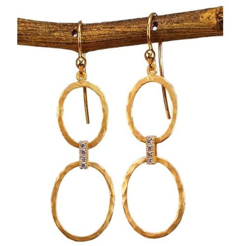 Marika Desert Gold 14k Gold Earrings - 8401