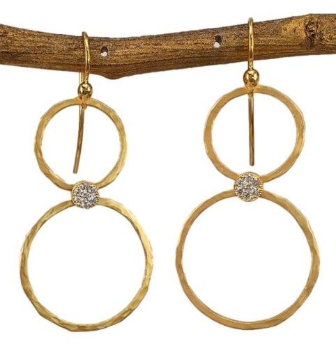 Marika Desert Gold 14k Gold Earrings - 8402