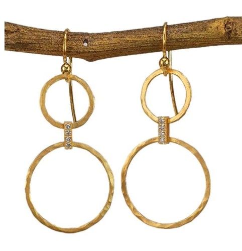 Marika Desert Gold 14k Gold Earrings - 8403