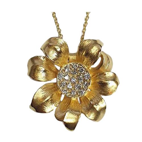 Marika Desert Gold 14k Gold Pendant - 4040