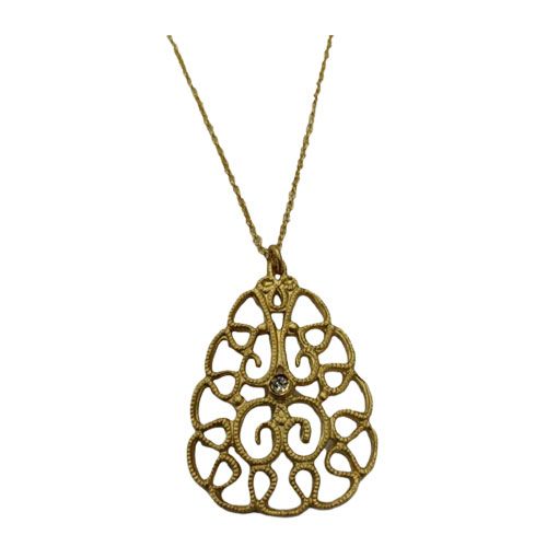 Marika Desert Gold 14k Gold Pendant - 8006