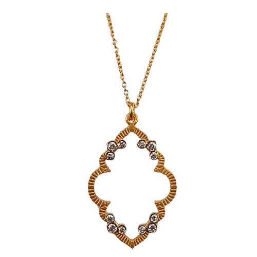 Marika Desert Gold 14k Gold Pendant - 8172