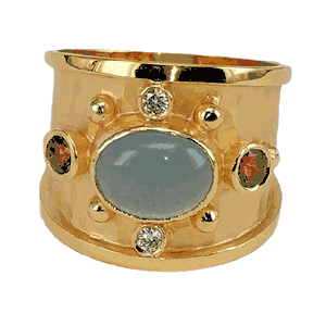 Marika Desert Gold 14k Gold Ring - 7298