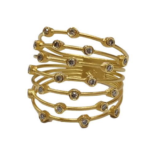 Marika Desert Gold 14k Gold Ring - 7384