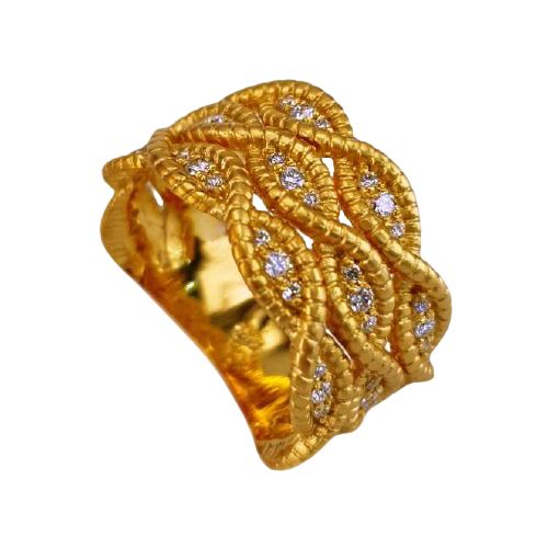 Marika Desert Gold 14k Gold Ring - 8093