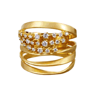 Marika Desert Gold 14k Gold Ring - 8110
