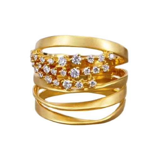 Marika Desert Gold 14k Gold Ring - 8110